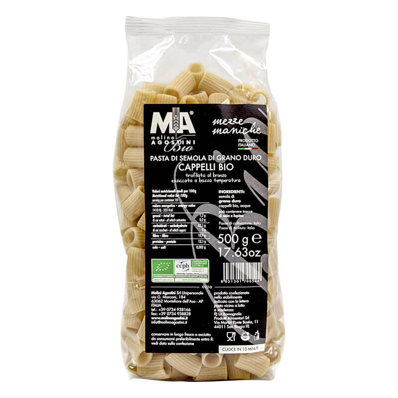 Mezze Maniche Senatore Cappelli BIO 500g