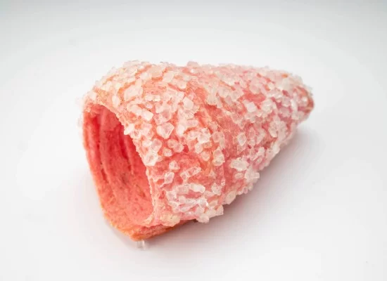 Cannoli di sfoglia alla fragola