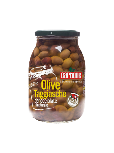 Olive taggiasche denocciolate al naturale