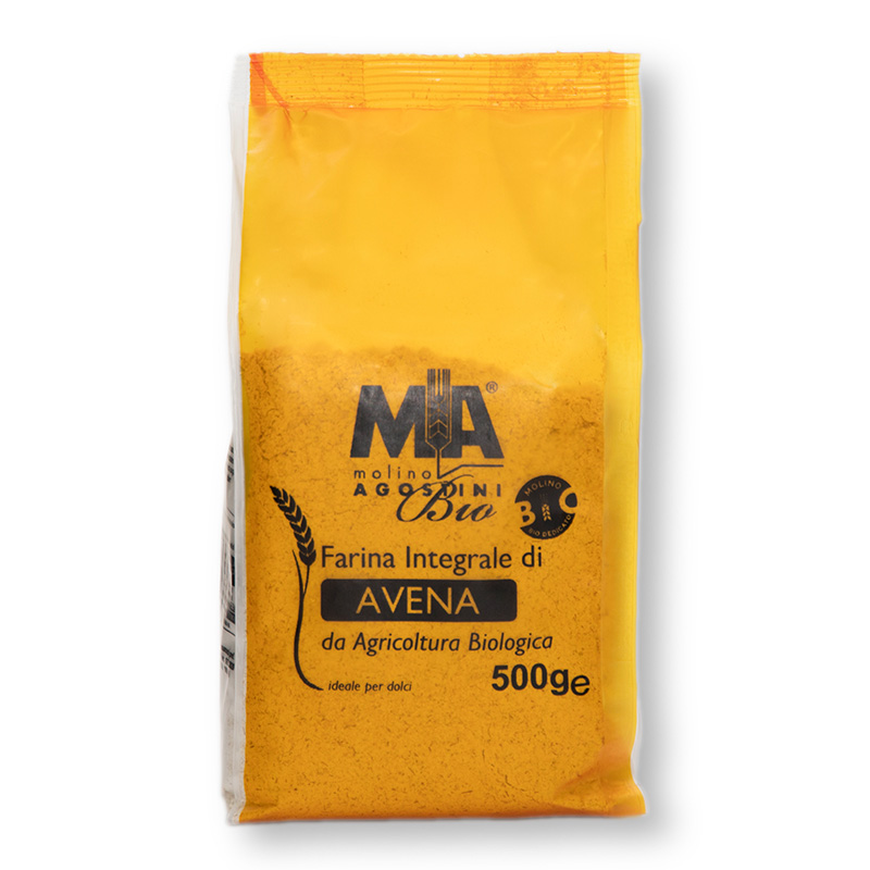 Farina integrale di avena bio