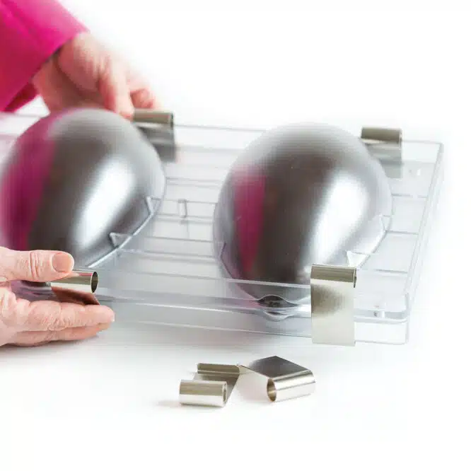 Molle cromate per stampi uova