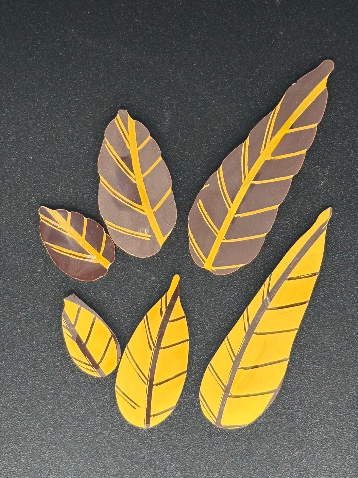 Foglie in cioccolato