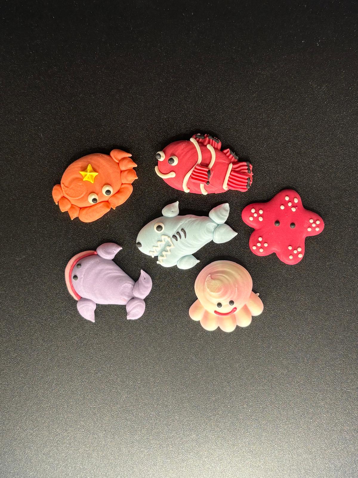 Animali marini in zucchero